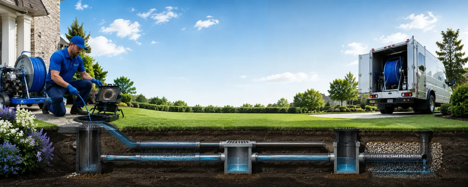 Outdoor drain cleaning information for Bonsall, CA